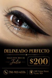 Eyeliner Tattoo result by Damary Micropigmentation PMU in Lynn, MA