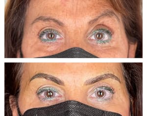 Eyeliner Tattoo result by Danielle’s Brow Room in New Paltz, NY