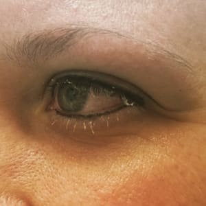 Eyeliner Tattoo result by Danielle's Permanent Make up in Draper, UT