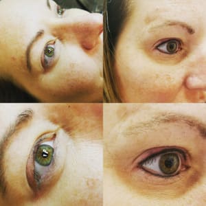 Eyeliner Tattoo result by Danielle's Permanent Make up in Draper, UT