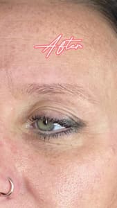 Eyeliner Tattoo result by Danielle Stull Art in Hollywood, FL