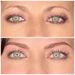 Eyeliner Tattoo result by Darcy Robinson Permanent Cosmetics and tattoo in Freedom, WY