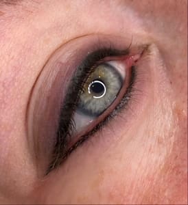 Eyeliner Tattoo result by Dayton Powder Brows in Kettering, OH