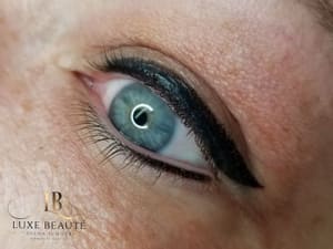 Eyeliner Tattoo result by Deena Cosmetics Asheville Studio in Asheville, NC