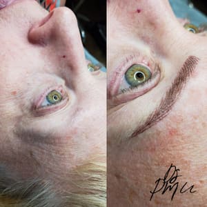Eyeliner Tattoo result by Deena Cosmetics Sylva Studio in Sylva, NC