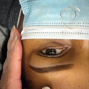 Eyeliner Tattoo result by Deesignz Lash & Brow Studio in La Grange Park, IL