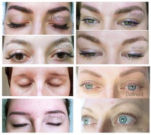 Eyeliner Tattoo result by Defined. Brow and Lash Studio in Southern Pines, NC