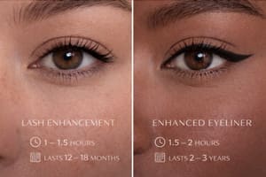 Eyeliner Tattoo result by Deluxe Brows in Santa Barbara, CA