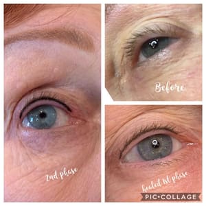 Eyeliner Tattoo result by Denise's Designs Salon in Oak Creek, WI