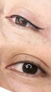 Eyeliner Tattoo result by Dermadesign Beauty Studio in Allentown, PA
