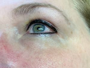 Eyeliner Tattoo result by Dermatech Permanent Cosmetics in Wenatchee, WA