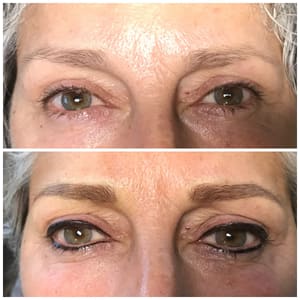 Eyeliner Tattoo result by Dermatech Permanent Cosmetics in Wenatchee, WA