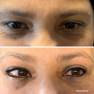 Eyeliner Tattoo result by Dermatech Permanent Cosmetics in Wenatchee, WA