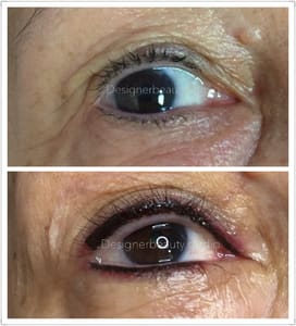 Eyeliner Tattoo result by Designer Beauty (Skin Care and Permanent Make-up by Chin Lee) in Northridge, CA