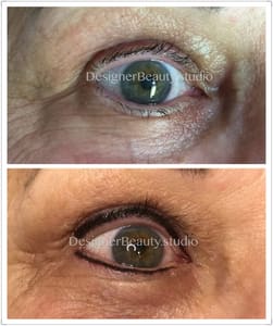 Eyeliner Tattoo result by Designer Beauty (Skin Care and Permanent Make-up by Chin Lee) in Northridge, CA