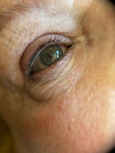 Eyeliner Tattoo result by Devyn Buschard Permanent + Semi Permanent Makeup Artist in Bellevue, KY