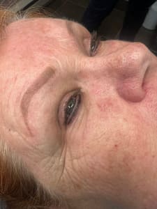 Eyeliner Tattoo result by Diamond Ink permanent cosmetics in Struthers, OH