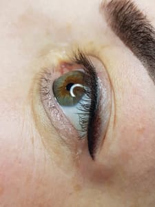 Eyeliner Tattoo result by Dibersha Micro Studio & Academy in Kissimmee, FL