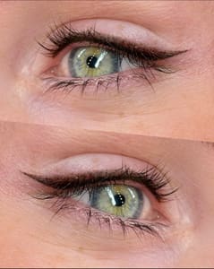 Eyeliner Tattoo result by Diva Permanent Makeup (PMU) Microblading by Jackie Franklin Indiana in Franklin, IN