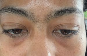 Eyeliner Tattoo result by DMV Salon Eyebrow Threading Microblading Waxing Facial Salon in Stafford, VA