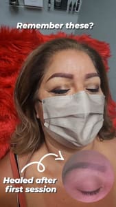 Eyeliner Tattoo result by Do U Beauty in Rancho Cucamonga, CA