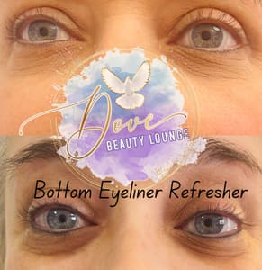 Eyeliner Tattoo result by Dove Beauty Lounge in Shelby, NC