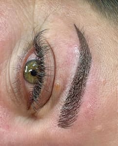 Eyeliner Tattoo result by Dreamy Brows and Lashes Microblading Ombre Brows Nano Brows Lip Blush Milwaukie Happy Valley in Happy Valley, OR