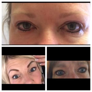 Eyeliner Tattoo result by Electric Chair Salon in Hibbing, MN