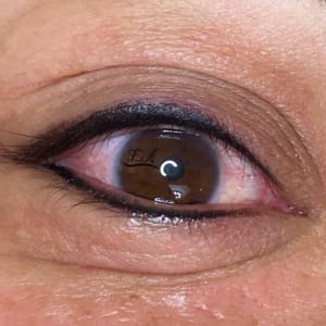 Eyeliner Tattoo result by Elegant Arches in Crockett, TX