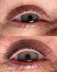 Eyeliner Tattoo result by Elegant Arches LLC in Hays, KS