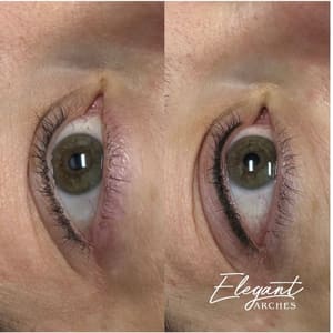 Eyeliner Tattoo result by Elegant Arches LLC in Hays, KS