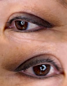 Eyeliner Tattoo result by Elena Liga PMU in Laguna Niguel, CA
