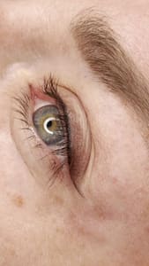 Eyeliner Tattoo result by Elena Saenko Permanent Makeup Studio in San Ramon, CA