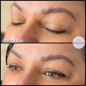 Eyeliner Tattoo result by Elisia Dannielle PMU in Simi Valley, CA