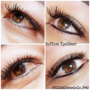 Eyeliner Tattoo result by Elisia Dannielle PMU in Simi Valley, CA