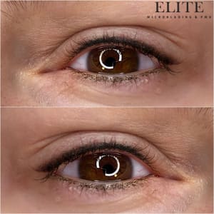 Eyeliner Tattoo result by Elite Permanent Makeup in Bellevue, WA