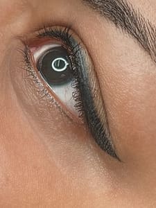 Eyeliner Tattoo result by Elle 14 Ink Studio in Germantown, TN