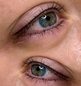 Eyeliner Tattoo result by Ellys Brows and Beauty in Katy, TX