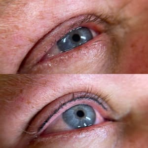 Eyeliner Tattoo result by Ember Brows in Ivins, UT