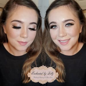 Eyeliner Tattoo result by Enchanted by Lolly Hair & Makeup Artistry and Skincare in Mcallen, TX