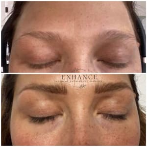 Eyeliner Tattoo result by Enhance Tattoo and Permanent Makeup Studio in Tama, IA