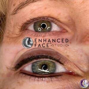 Eyeliner Tattoo result by Enhanced Face Studio in Lambertville, NJ