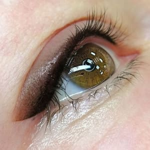 Eyeliner Tattoo result by Entice Makeup & Nails in Middleton, WI