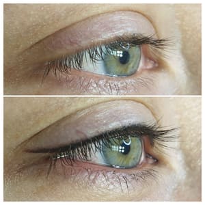 Eyeliner Tattoo result by Esthetics & Permanent MakeUp Studio in Rocklin, CA