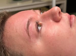 Eyeliner Tattoo result by esx spa & lofts in Delaware, OH