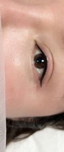 Eyeliner Tattoo result by Eva Beauty Eyebrow Microblading in Hacienda Heights, CA