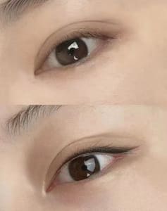 Eyeliner Tattoo result by Eva Beauty Studio in Sunnyvale, CA