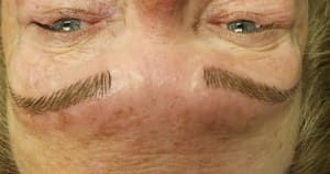Eyeliner Tattoo result by Evolve Salon in Sheridan, WY