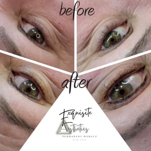 Eyeliner Tattoo result by Exquisite Aesthetics Permanent Makeup in Ottawa, IL