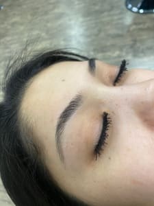 Eyeliner Tattoo result by Eyebrow Shaping By Asia in Visalia, CA